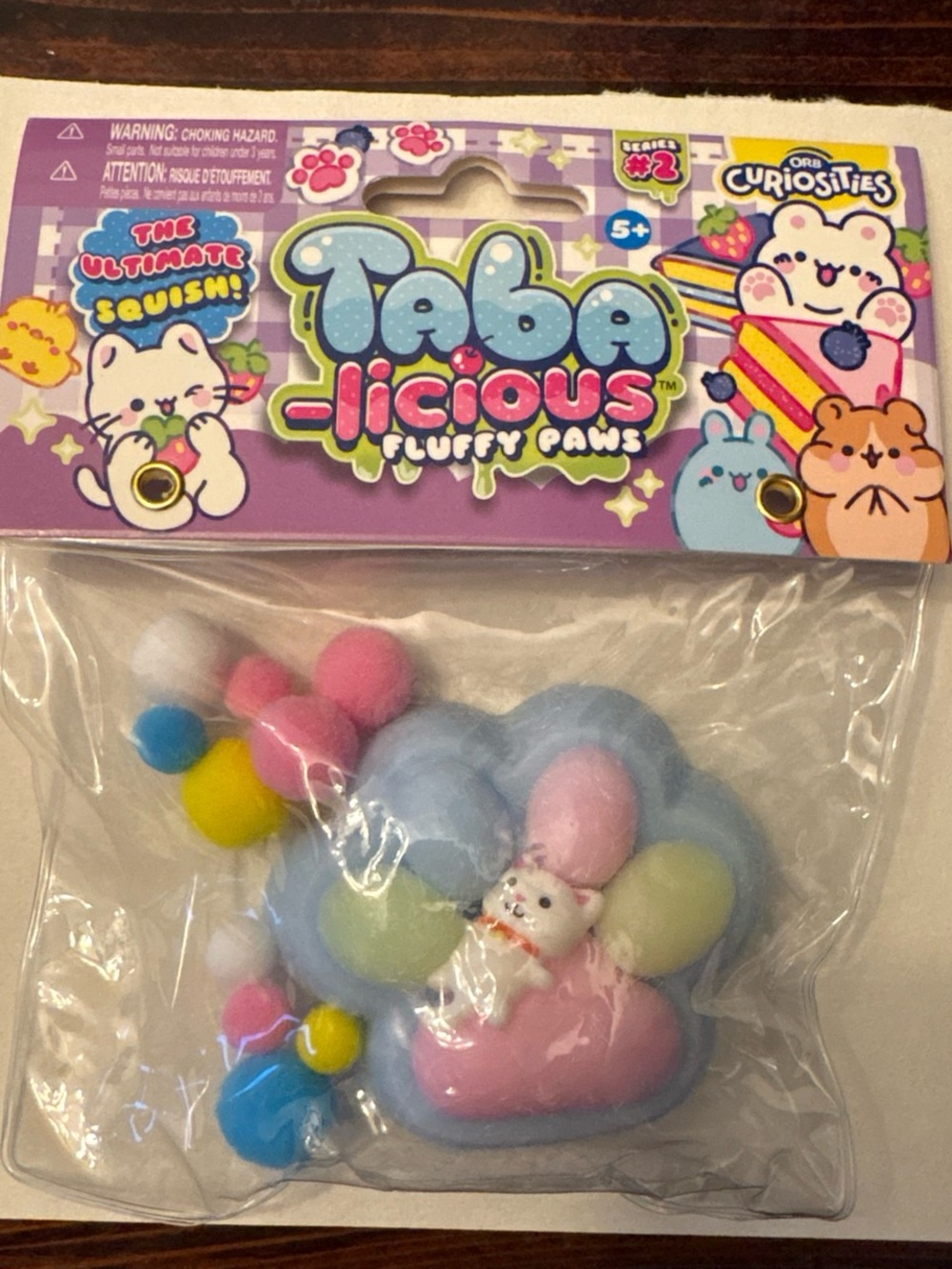 Taba-licious Fluffy Paws Kids Squishy Toy -